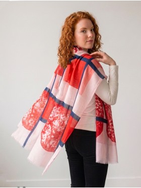 Color Strips & Galaxy Fashion Scarf 