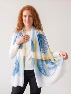 Color Strips & Galaxy Fashion Scarf 