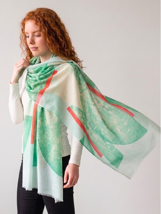 Color Strips & Galaxy Fashion Scarf 