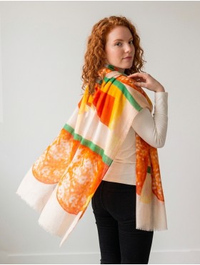 Color Strips & Galaxy Fashion Scarf 