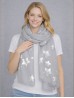 Foil Stars Print Fashion Scarf