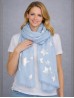 Foil Stars Print Fashion Scarf Foil Stars Print Fashion Scarf