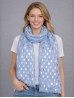 Metallic Owl Print Fashion Scarf