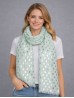 Metallic Owl Print Fashion Scarf Metallic Owl Print Fashion Scarf