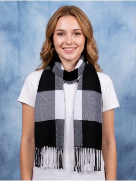 Fashion Plaid Premium Scarf