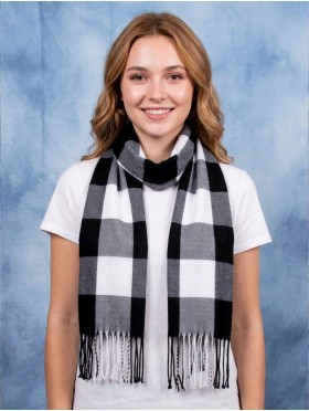 Fashion Plaid Premium Scarf
