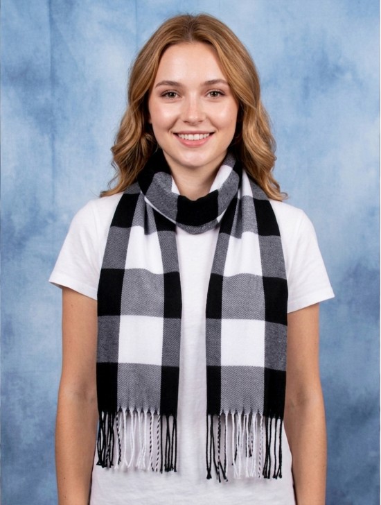 Fashion Plaid Premium Scarf