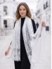 Flower Cut-Out Lace Design Scarf Flower Cut-Out Lace Design Scarf