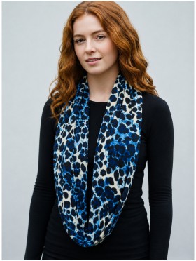 Loop Leopard Print Scarf