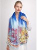 Chiffon Cityscape Fashion Scarf