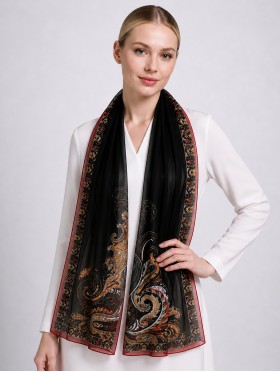 Chiffon Paisley Fashion Scarf