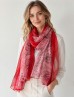 Large Chiffon Floral Fashion Scarf