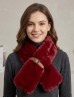 Fashion Plush Premium Scarf W/ Buckle