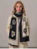 Flower Print Blanket Scarf 