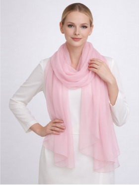 Chiffon Solid Color Fashion Scarf