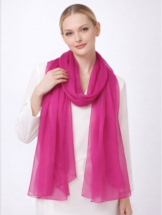 Chiffon Solid Color Fashion Scarf