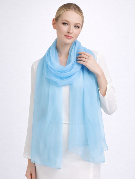 Chiffon Solid Color Fashion Scarf