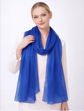 Chiffon Solid Color Fashion Scarf