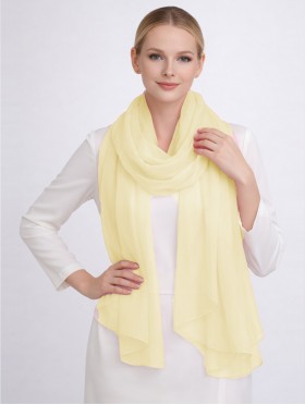 Chiffon Solid Color Fashion Scarf
