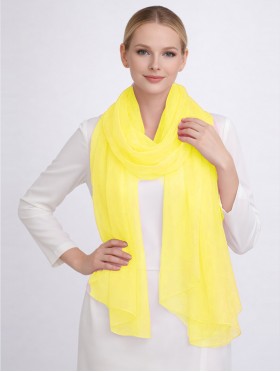 Chiffon Solid Color Fashion Scarf