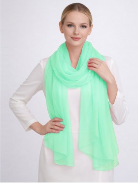 Chiffon Solid Color Fashion Scarf