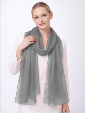 Chiffon Solid Color Fashion Scarf