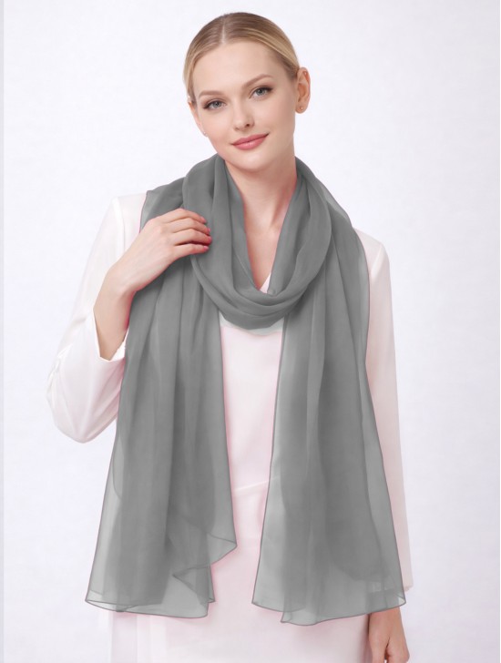 Chiffon Solid Color Fashion Scarf