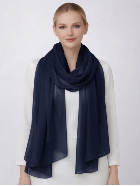 Chiffon Solid Color Fashion Scarf