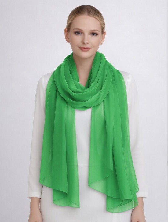 Chiffon Solid Color Fashion Scarf