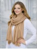 Solid Color Cut Fringe Shawl Scarf Solid Color Cut Fringe Shawl Scarf
