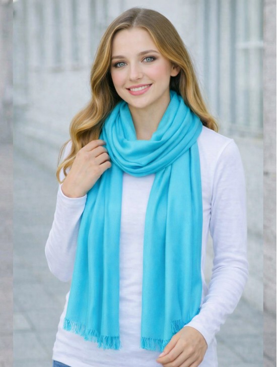 Solid Color Cut Fringe Shawl Scarf Solid Color Cut Fringe Shawl Scarf