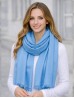 Solid Color Cut Fringe Shawl Scarf
