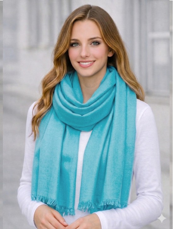 Solid Color Cut Fringe Shawl Scarf Solid Color Cut Fringe Shawl Scarf
