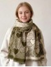 Cashmere Feeling Heart Print Premium Scarf Cashmere Feeling Heart Print Premium Scarf
