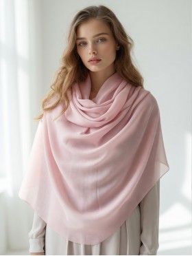 Soft Cotton Feeling Solid Color Scarf
