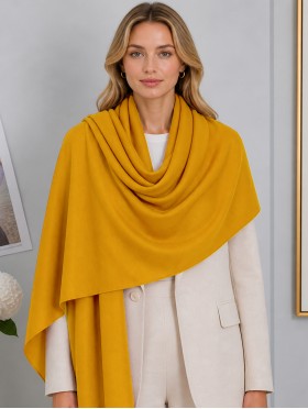 Soft Cotton Feeling Solid Color Scarf