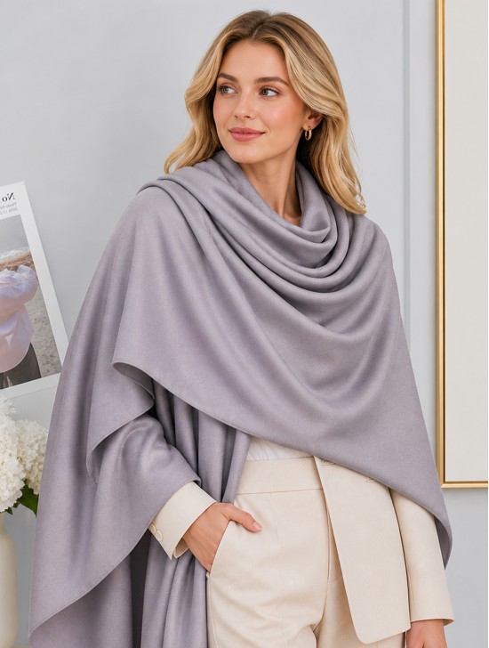 Soft Cotton Feeling Solid Color Scarf