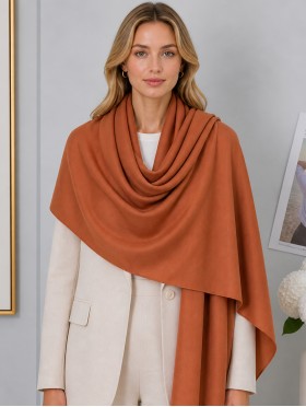 Soft Cotton Feeling Solid Color Scarf