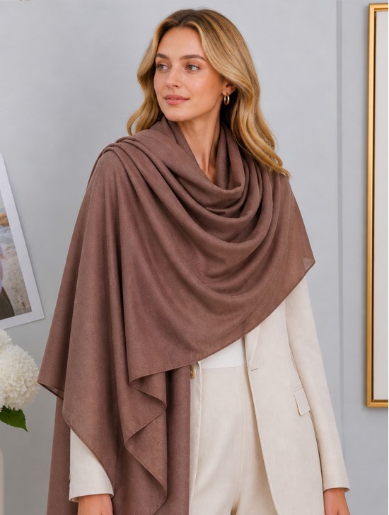Soft Cotton Feeling Solid Color Scarf