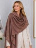 Soft Cotton Feeling Solid Color Scarf