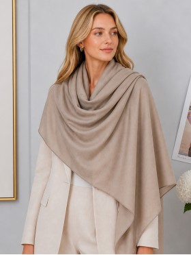 Soft Cotton Feeling Solid Color Scarf
