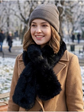 Faux Fur Plush Premium Scarf