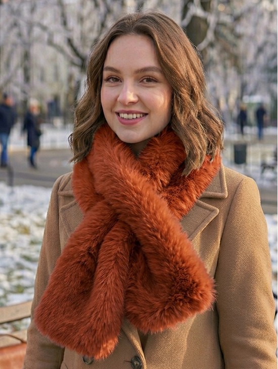 Faux Fur Plush Premium Scarf Faux Fur Plush Premium Scarf