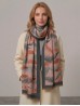 Reversible Cashmere Feeling Feather Print Premium Scarf Reversible Cashmere Feeling Feather Print Premium Scarf