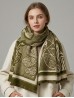 Cashmere Feeling Leaves Print Premium Scarf Cashmere Feeling Leaves Print Premium Scarf
