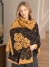 Diamond & Flower Print Premium Scarf Diamond & Flower Print Premium Scarf