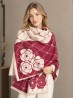 Diamond & Flower Print Premium Scarf Diamond & Flower Print Premium Scarf