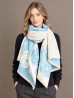 Diamond & Flower Print Premium Scarf Diamond & Flower Print Premium Scarf