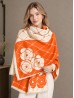 Diamond & Flower Print Premium Scarf Diamond & Flower Print Premium Scarf