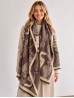 Cozy Cat Design Blanket Scarf